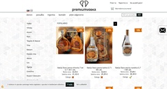 Desktop Screenshot of premium-vodka.si