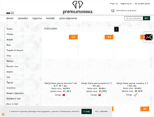 Tablet Screenshot of premium-vodka.si